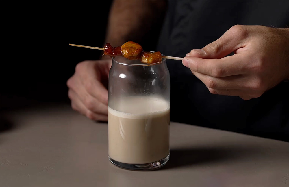 Рецепт латте «Банановый хлеб»